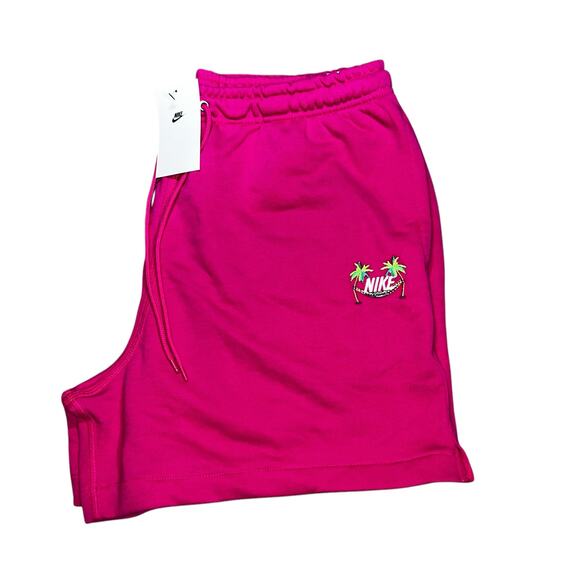 Nike Club Pink Flow Vibes vacation island sweat Shorts Mens large NWT above knee - Picture 3 of 6